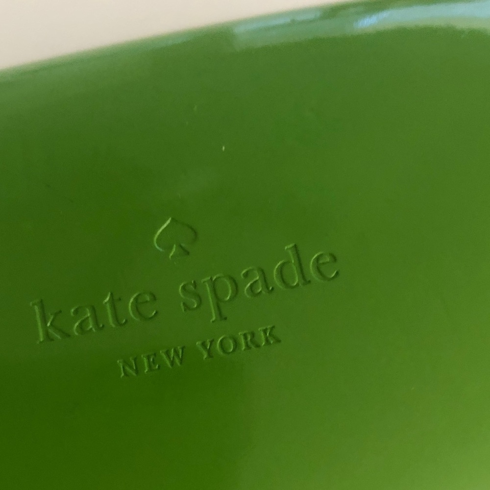 KATE SPADE Green Gloss Sunglasses or Eyeglass Case - Picture 3 of 4